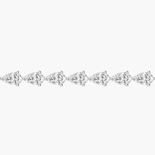 PEAR DIAMON BEST TENNIS BRACELET