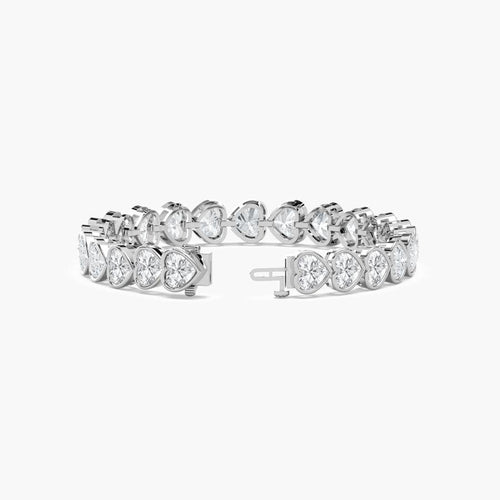 HEART 1 CARAT TENNIS BRACELET