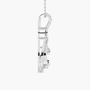 DROP OVAL SOLITAIRE PENDENT