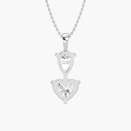 HEART & PEAR COMBO PENDENT