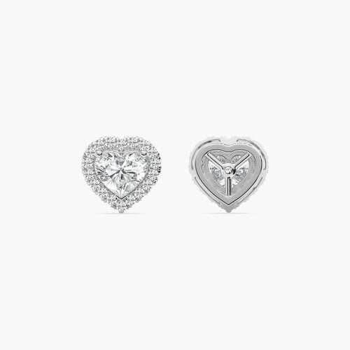 HEART HALO STUD