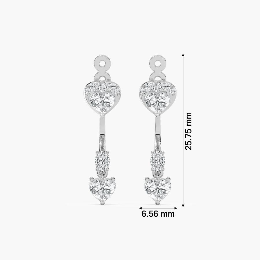 MULTIPLE SHAPE OF DIAMOND EARRING