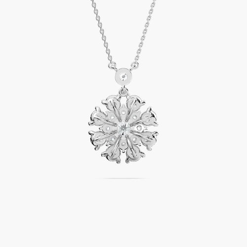 ROUND FLOWER PENDENT