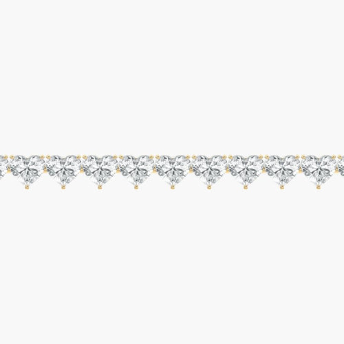 HEART 1 CARAT TENNIS BRACELET