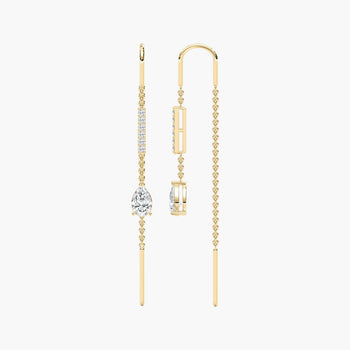 PEAR DROP STUD