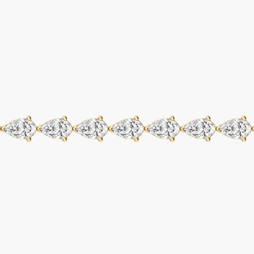 PEAR DIAMON BEST TENNIS BRACELET