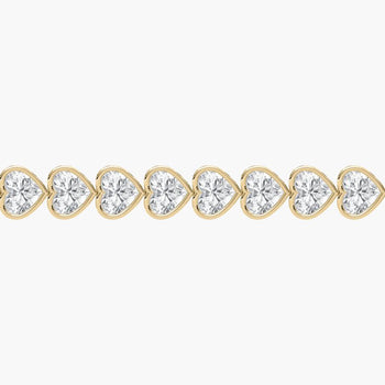 HEART 1 CARAT TENNIS BRACELET