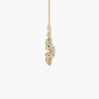 ROUND FLOWER PENDENT