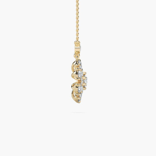 ROUND FLOWER PENDENT