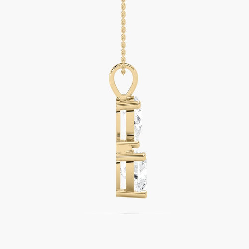 HEART & PEAR COMBO PENDENT