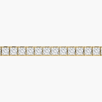 PRINCESS SHAPE DIAMOND TENNIS BRACELET