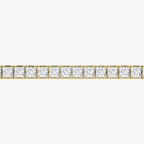 PRINCESS SHAPE DIAMOND TENNIS BRACELET