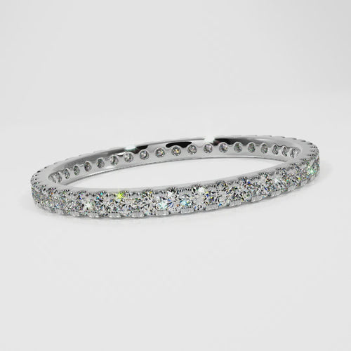ROUND DIAMOND WEDDING BAND