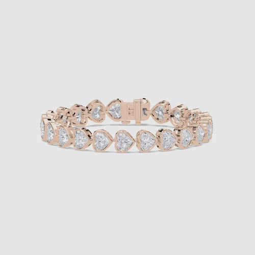 HEART 1 CARAT TENNIS BRACELET