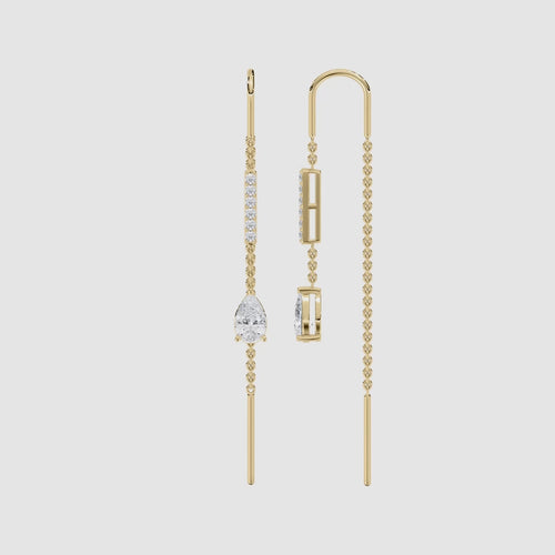PEAR DROP STUD
