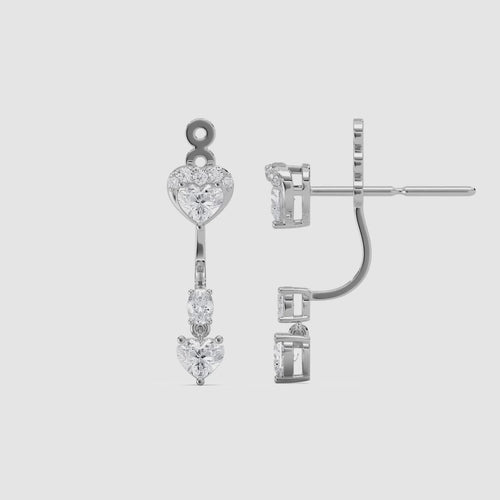 MULTIPLE SHAPE OF DIAMOND EARRING