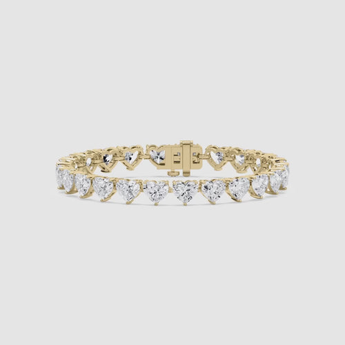 HEART 1 CARAT TENNIS BRACELET