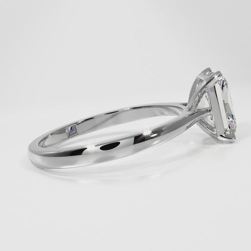 IGI Certified Radiant Cut Lab Grown Diamond Solitaire Engagement Ring
