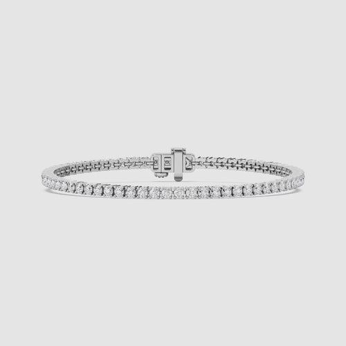 ROUND DIAMOND TENNIS BRACELET