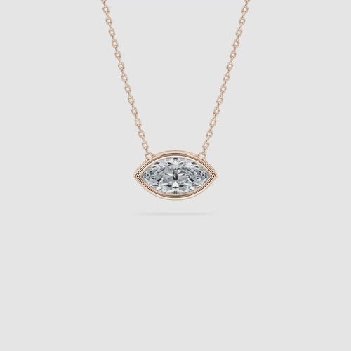 MARQUISE SOLITAIRE PENDENT