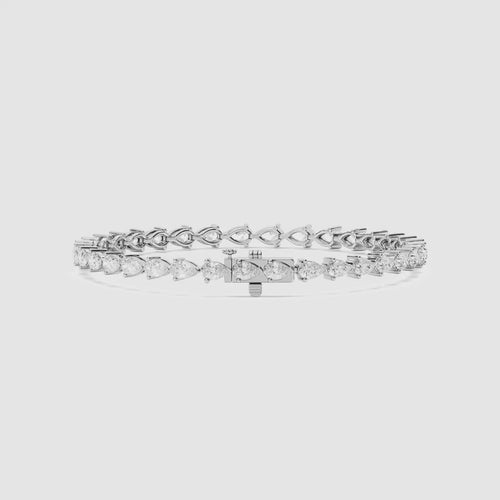 PEAR DIAMON BEST TENNIS BRACELET